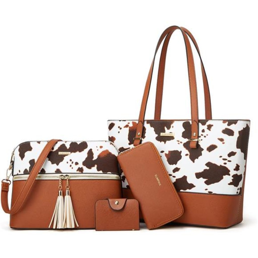 Women Fashion Handbags Wallet Tote Bag Shoulder Bag Top Handle Satchel Purse Set